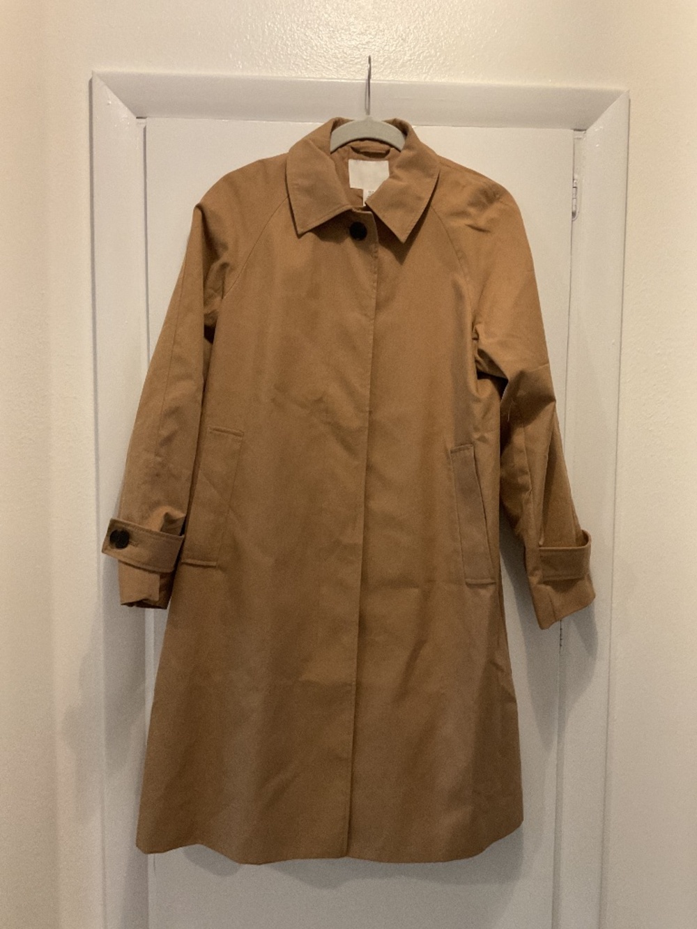 H&M Car Coat, Dark Taupe Color, Size XS